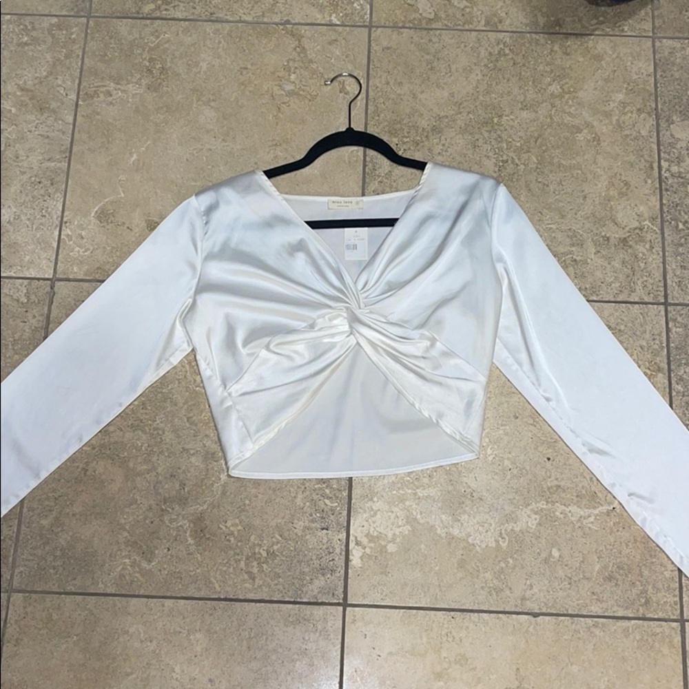 White Long Sleeve Blouse